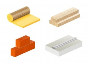 différents matériaux construction