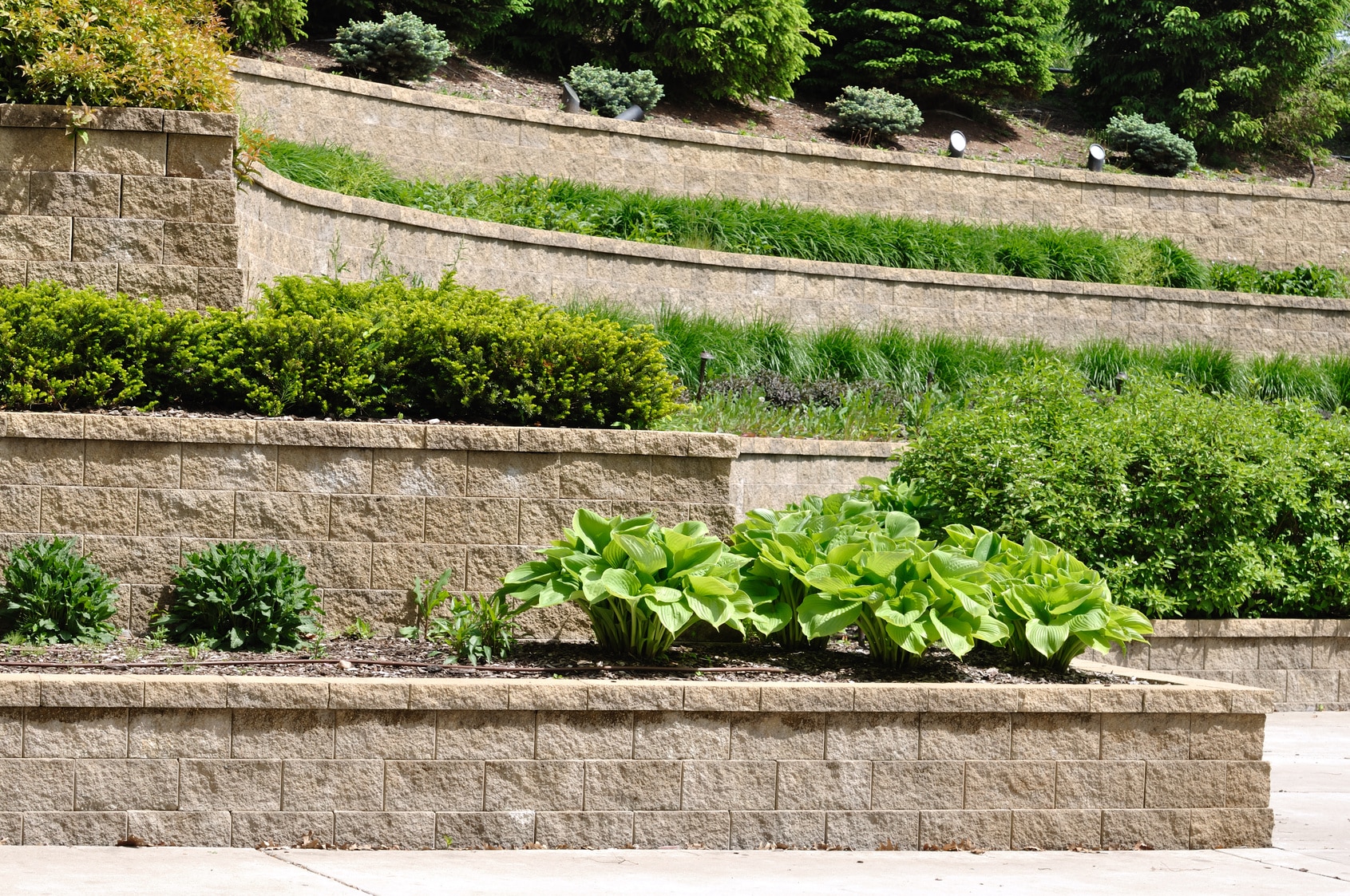 Maçonnerie paysagère jardin