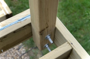 Vis de fondation pour terrasse en bois 