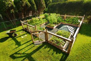 Barrière pour protéger un jardin 