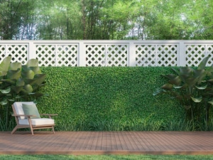Barrière de jardin