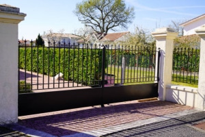 Barrière en aluminium
