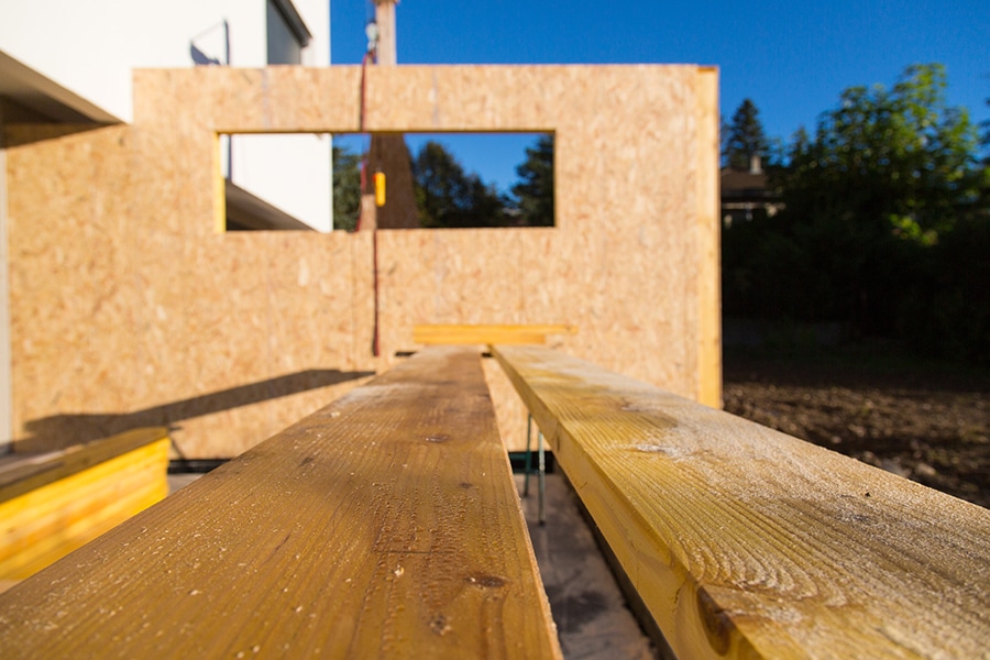 Maison extension en parpaing